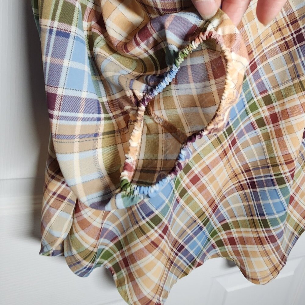 Torrid Harper 3/4 Sleeve Pullover Blouse Plaid - Size 1 (1X - 14W/16W) - Picture 4 of 5